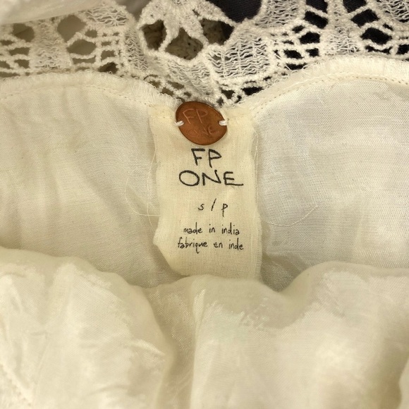 Free People White Cotton Ilektra Mini Dress - Picture 7 of 8